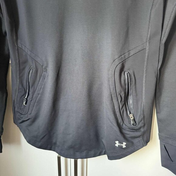 Under Armour Women Hoodie Turtle Neck Light Sweater Active Gym Black XS - Picture 4 of 9